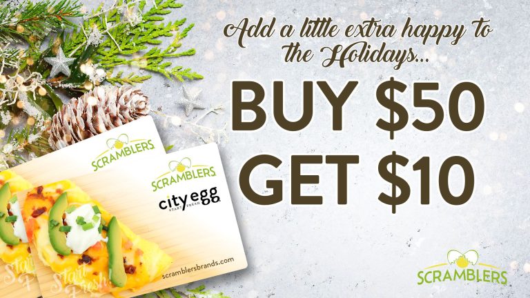 Scramblers 2025 gift card promotion