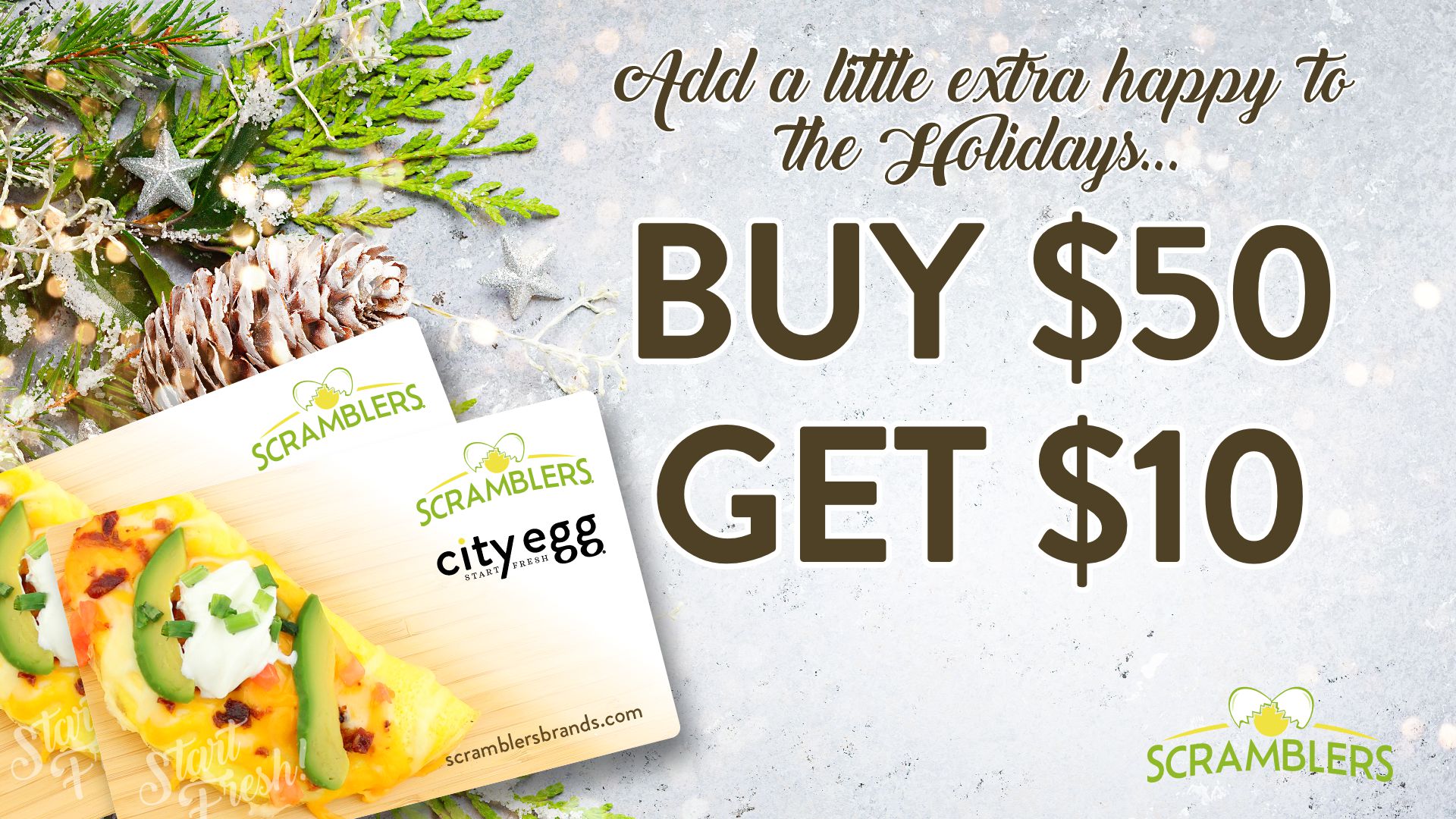 Scramblers 2025 gift card promotion