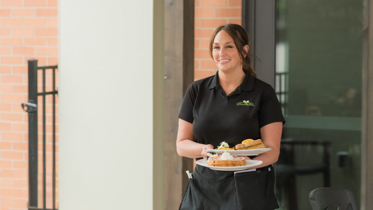 happy scramblers team member